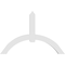 Ekena Millwork Archdale Architectural Grade PVC Gable Bracket, 72"W x 48"H x 6"D x 6"F, 16/12 Pitch GBP072X48X0606ARC00 - alternate 2